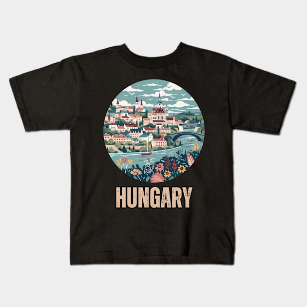 Hungary Kids T-Shirt by Mary_Momerwids